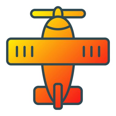 Düzlem vektör simgesi. Yazdırma, mobil ve web uygulamaları için kullanılabilir.