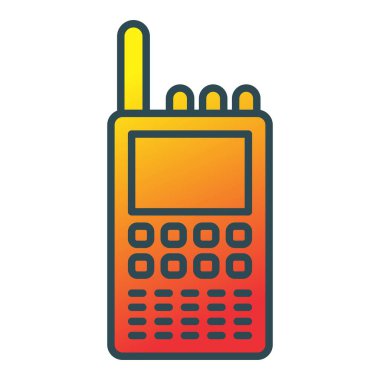 Telsiz Telsiz vektör simgesi. Yazdırma, mobil ve web uygulamaları için kullanılabilir.