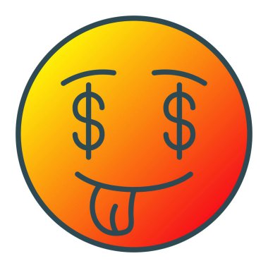 Açgözlülük vektörü simgesi. Yazdırma, mobil ve web uygulamaları için kullanılabilir.