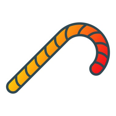 Şeker çubuğu vektör simgesi. Yazdırma, mobil ve web uygulamaları için kullanılabilir.