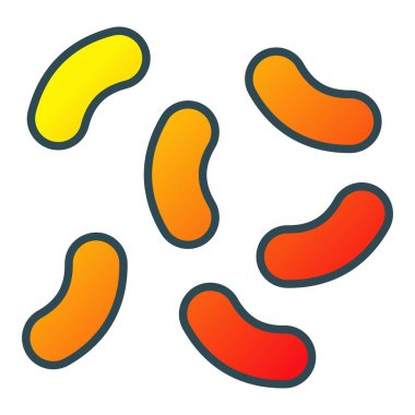 Jelibon vektör ikonu. Yazdırma, mobil ve web uygulamaları için kullanılabilir.