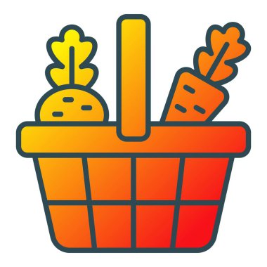 Sebze vektör simgesi. Yazdırma, mobil ve web uygulamaları için kullanılabilir.