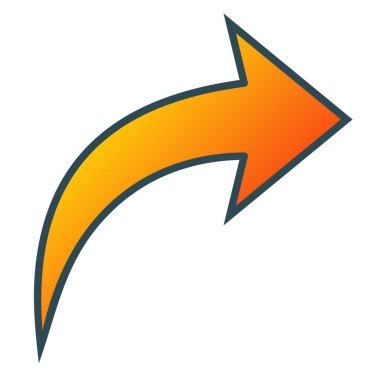 Sağ vektör simgesi yukarı. Yazdırma, mobil ve web uygulamaları için kullanılabilir.