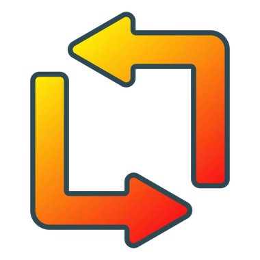 Vektör simgesini değiştir. Yazdırma, mobil ve web uygulamaları için kullanılabilir.