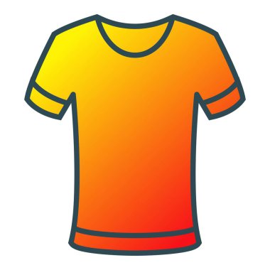 Tshirt vektör simgesi. Yazdırma, mobil ve web uygulamaları için kullanılabilir.
