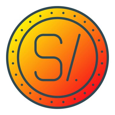 Peru vektör simgesi. Yazdırma, mobil ve web uygulamaları için kullanılabilir.