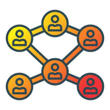 Bağlantı vektör simgesi. Yazdırma, mobil ve web uygulamaları için kullanılabilir.