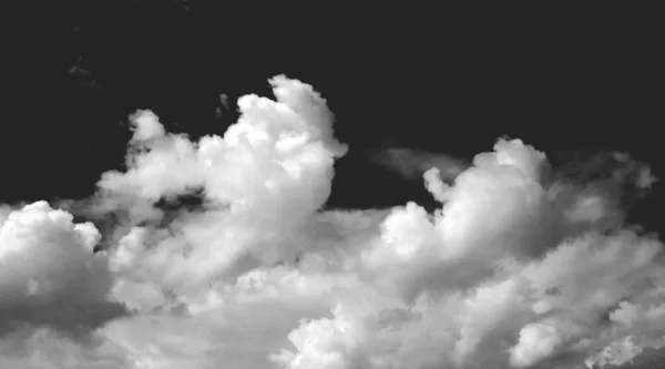 Μαύρο Σύννεφο Μαύρο Φόντο — Φωτογραφία Αρχείου