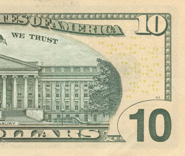 Εκατό Δολάρια Στο Φόντο — Φωτογραφία Αρχείου