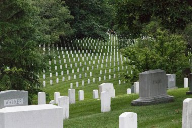 Amerikan savaş mezarlığındaki mezarlık, Washington DC.