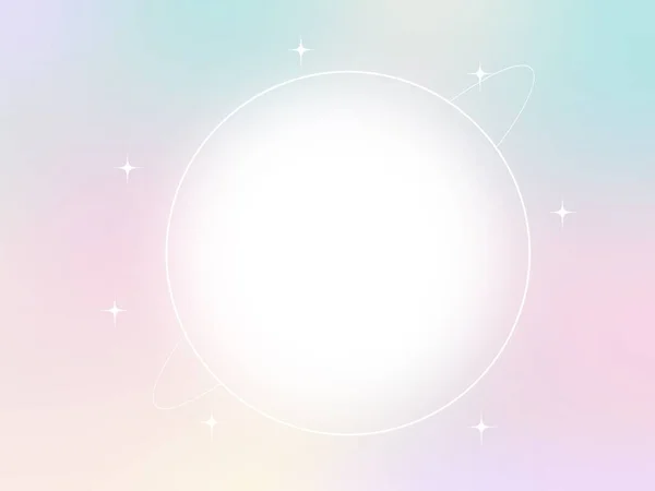抽象的な背景パステルの輝き円 — ストック写真