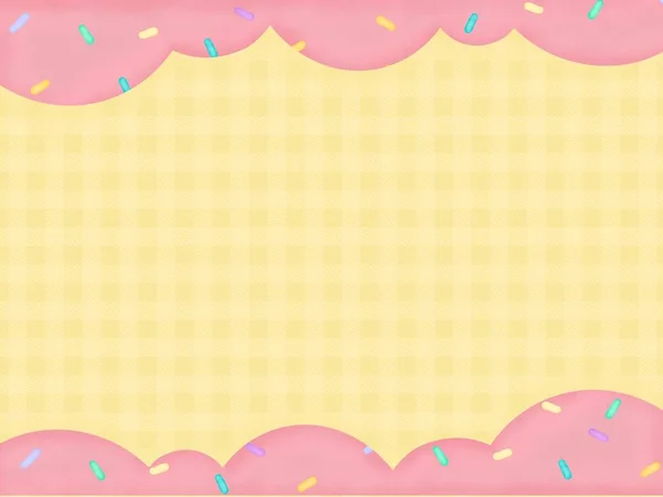Kleurrijk Papier Met Roze Gele Achtergrond Met Confetti — Stockfoto