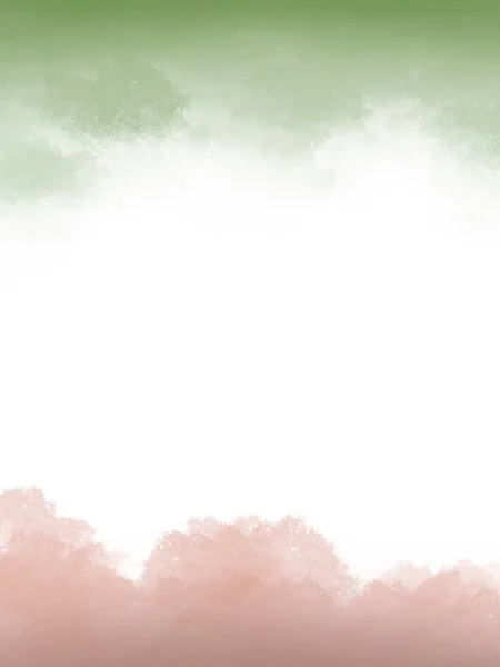 水彩画中的彩云 — 图库照片