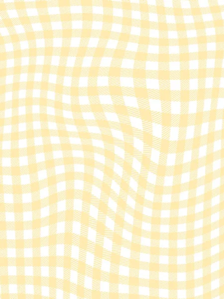 Płynny Wzór Żółtych Linii Białym Tle — Zdjęcie stockowe