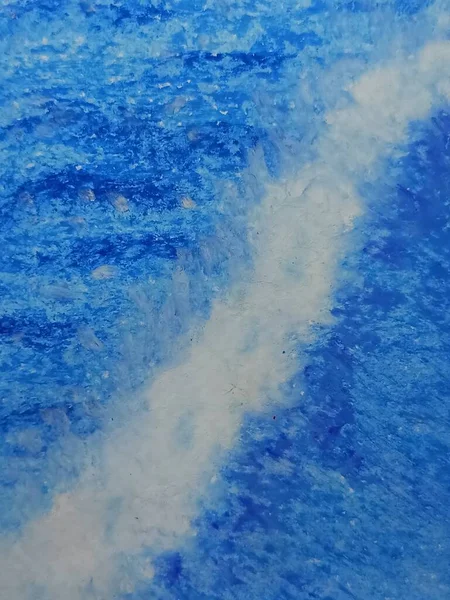 Hintergrund Wellen Aus Dem Meer Spülen Gischt Ans Ufer — Stockfoto