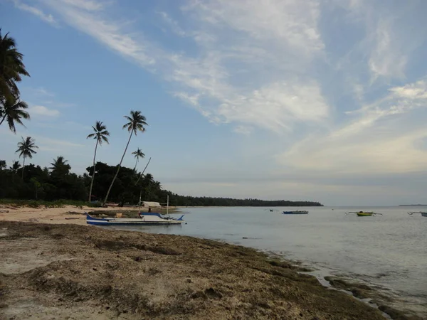 Bella Spiaggia Sabbia Bianca Situato Nel Nord Maluku Indonesia Bellissimo — Foto Stock