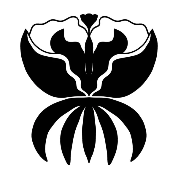Візерунок Чорний Білому Тлі Графіті Символ Фон — стокове фото