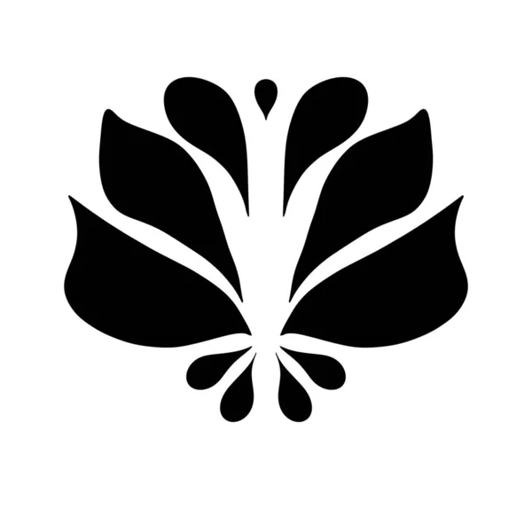 Wzór Jest Czarny Białym Tle Graffiti Symbol Scena Tatuaż Logo — Zdjęcie stockowe