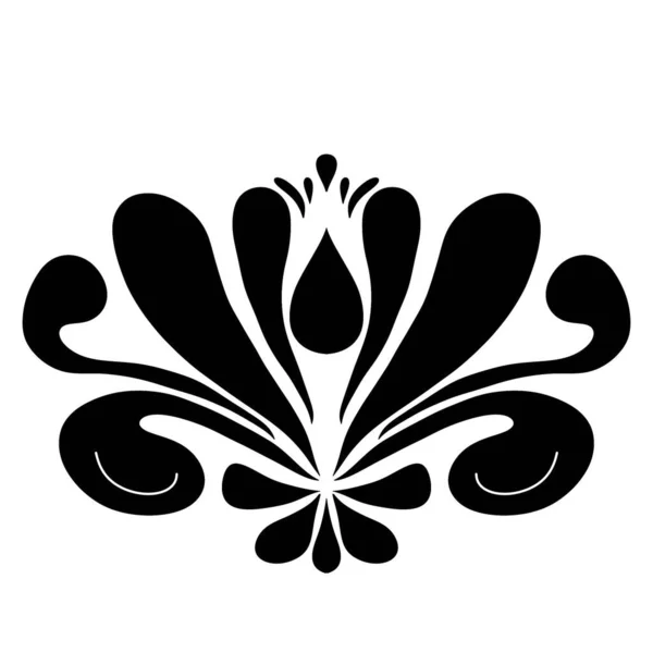Symbol Flower White Background — Stock Photo, Image