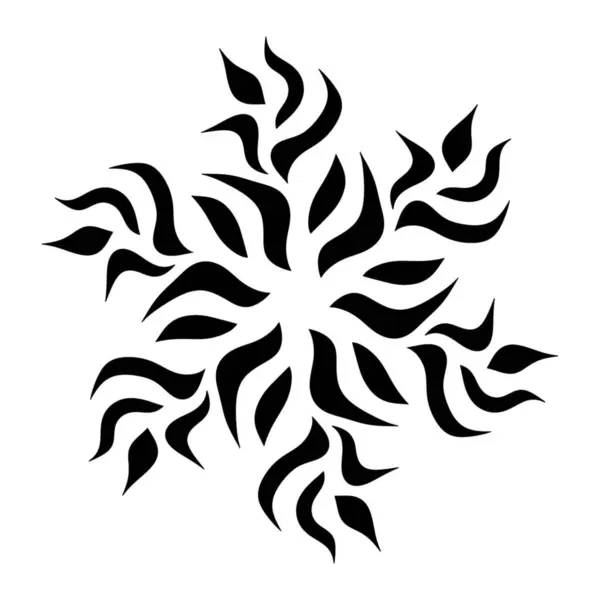 Illustration Muster Schwarz Auf Weiß Element Tätowierung — Stockfoto