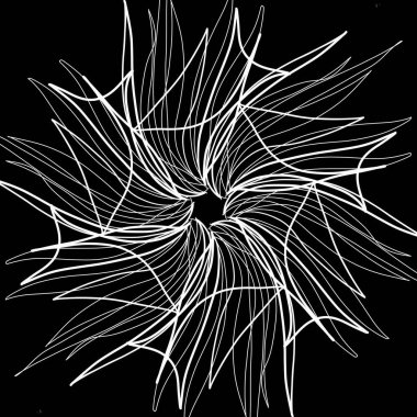 Siyah ve beyaz desenli. Dekor