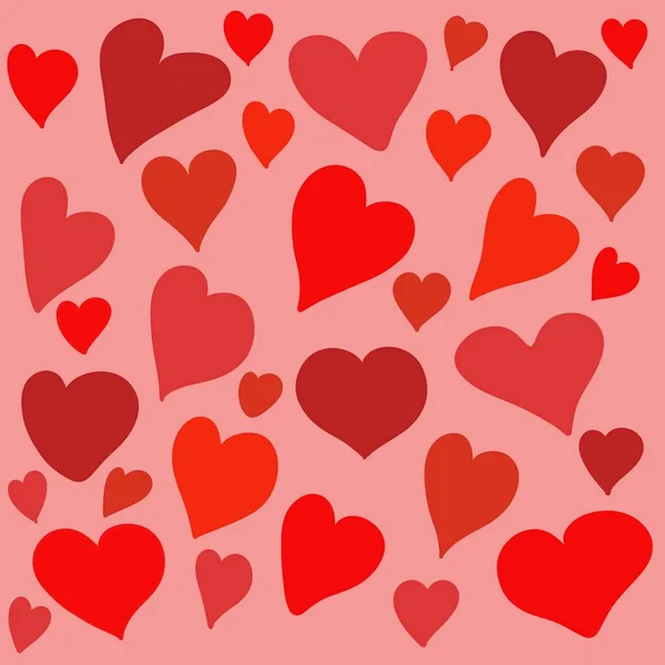 ハートのプリント バレンタインデー ストック画像
