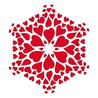 kalp, desen, sembol, logo, ya da logonun bir parçası, beyaz arka planda.