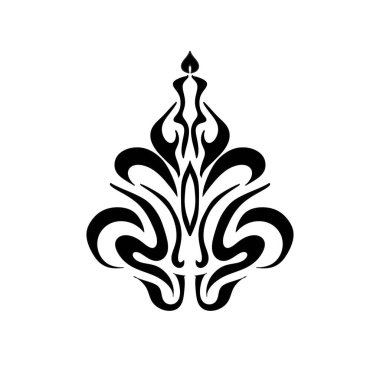 Siyah beyaz, desenli dövme, dövme.