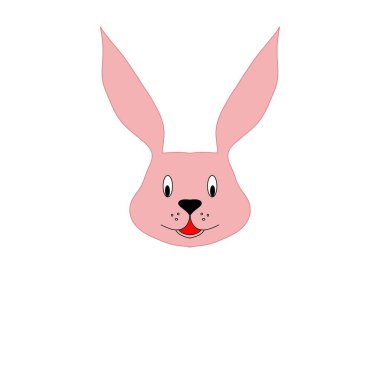 tavşan, tavşan, paskalya, karikatür, hayvan, eğlence, tasarım, pembe, mutlu, kart, sanat, havuç, bebek, komik, kulaklar, tavşan seti, bebekler için kumaş, tekstil, baskı