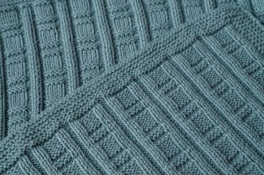 Yünlü mavi örgü örgü. Bu motifin daha fazlası benim limanımda.