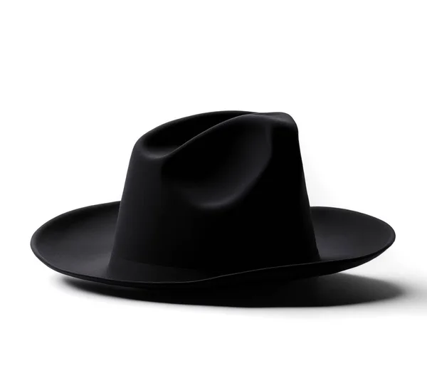 Black Hat White Background — Stock Photo, Image