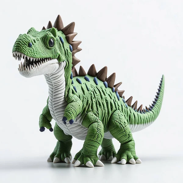 Dinosaur Toy isolated on White Background