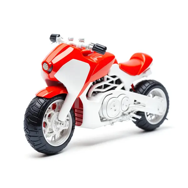 Toy Motorbike Isolated White Background — Stock Photo, Image
