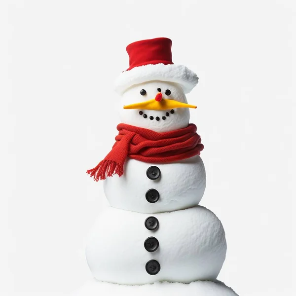 Cute Sad Melting Snowman Isolated On White Background Stock Illustration -  Download Image Now - iStock