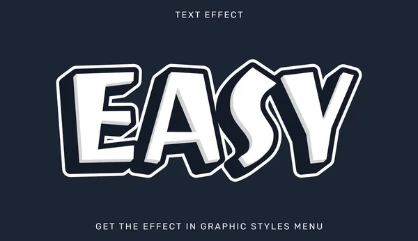 Efeito Texto Fácil Editável Estilo Texto Emblema Para Publicidade Branding — Vetor de Stock