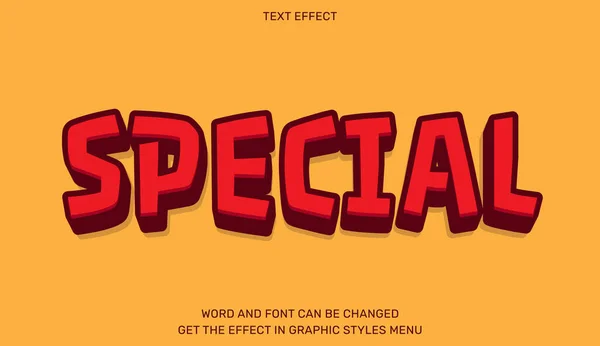 Специальный Текстовый Эффект Текстовая Эмблема Рекламы Брендинга Логотипа — стоковый вектор
