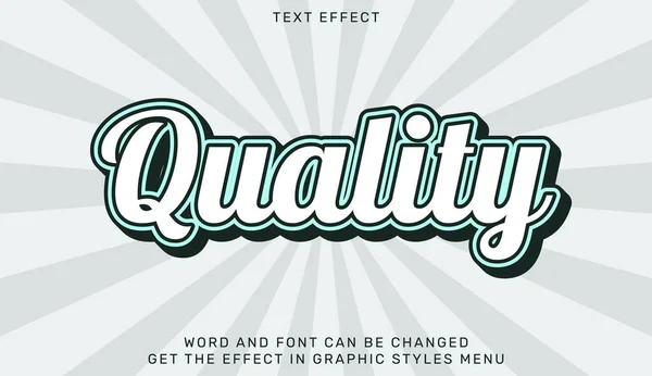 Kwaliteit Tekst Effect Template Ontwerp Tekst Embleem Voor Reclame Branding — Stockvector