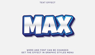 Metin efekti şablonu 3d dizaynında