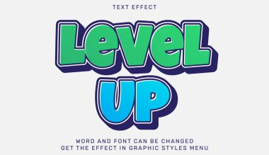 3d dizaynında metin efektini düzleştir