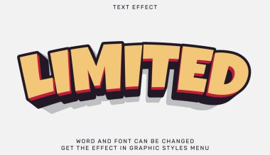 3d biçiminde sınırlı metin efekti