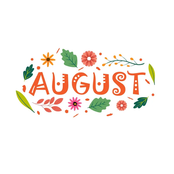 stock vector hello august.welcome august vector background. suitable for card, banner, or poster