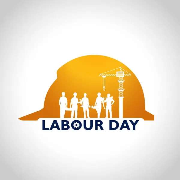 stock vector LABOUR day vector illustration background. it is suitable for card, banner, or poster