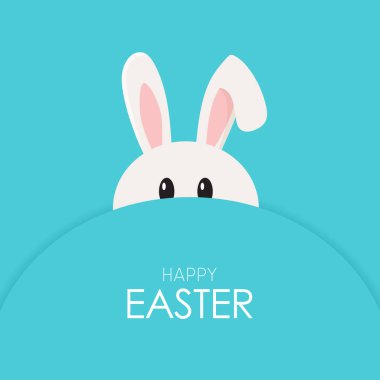 Mutlu Paskalya vektörü arka planı. Kart için uygundur, pankart. ya da poster
