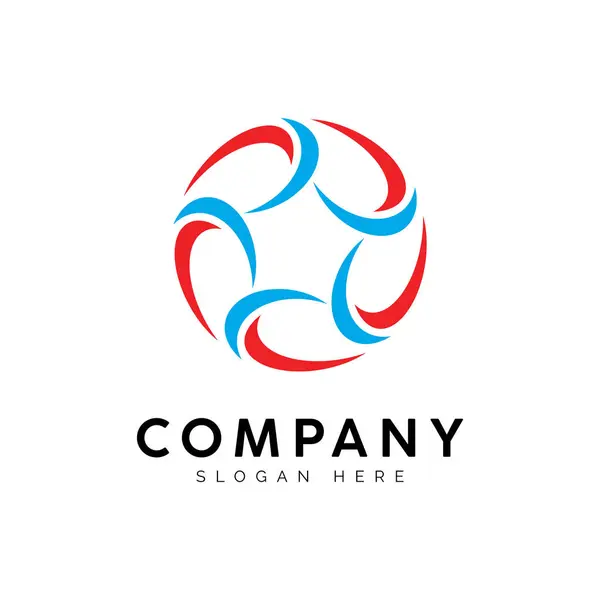 Futbol turnuvası logo şablonu tasarımı