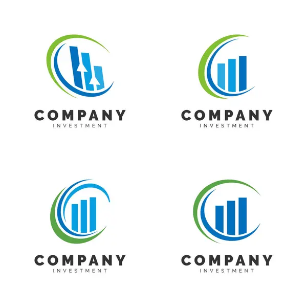 Finansal Yatırım İstatistiksel Grafik Çizelgesi logo tasarımı