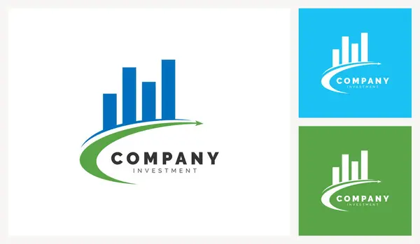 Finansal Yatırım İstatistiksel Grafik Çizelgesi logo tasarımı