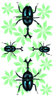 Suluboya yaprakları ve kiraz dallarıyla kusursuz desen. el çizimi resimleme.