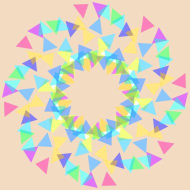 Vektör çizimi. üçgenin soyut geometrik arkaplanı