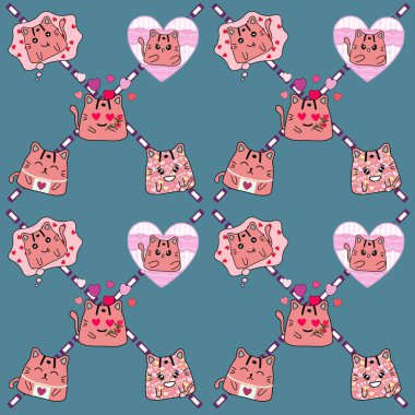 Şirin bir karikatür kalbi ve şirin bir geçmişi var.