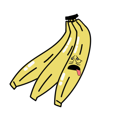 muz ikonu vektör çizimi